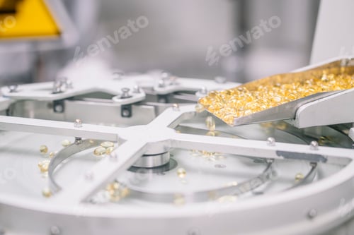 Preview: Picture of manufacture of pills and encapsulation.