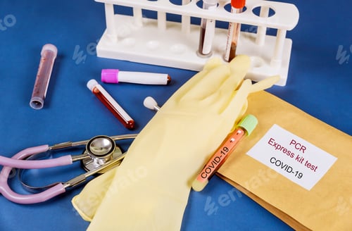 Preview: Cassette using rapid test device for COVID-19 widespread spread of the virus