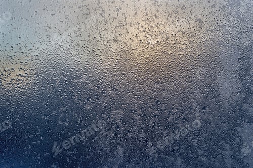 Preview: Abstract Texture Various Patterns Of The Frozen Water On A Glass Surface For A Fantastic Background