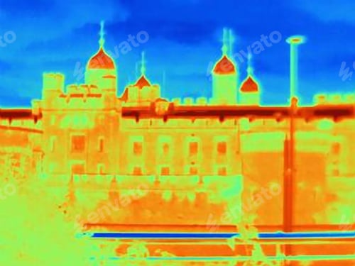 Preview: Thermal image of Tower of London