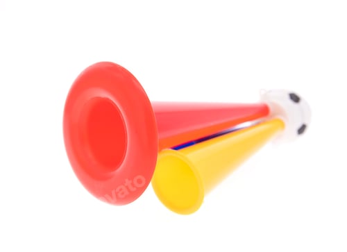 Preview: Football Soccer Triple Fan Trumpet