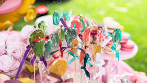 Preview: Makaroons sweet cupcake lollipop celebration