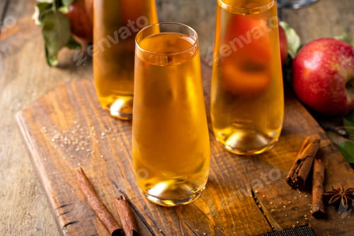 Preview: Apple cider mimosa for fall brunch, autumn cocktail idea