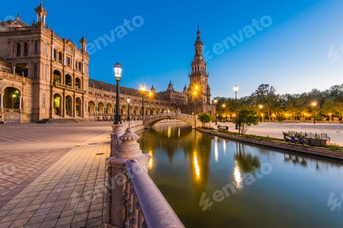 Preview: Plaza De Espana in Sevilla,Spain