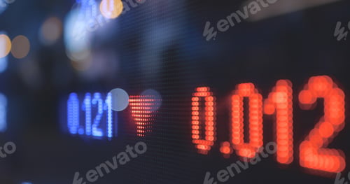 Preview: Stock market data at night