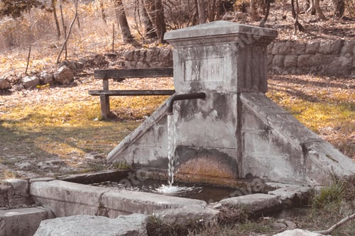 Preview: A historical 19th century well in Zrmanja Vrelo, Croatia