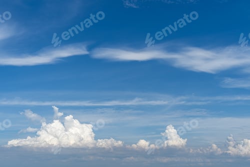 Preview: Blue sky with clouds