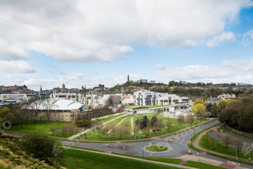 Preview: City view on the Old and New Roof Tops and Houses from the Hill