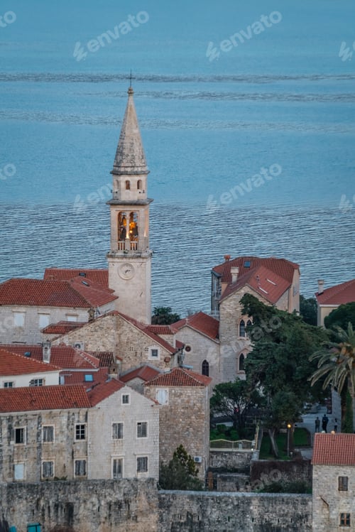 Preview: Bell tower of the Church of St Ivan in Budva
