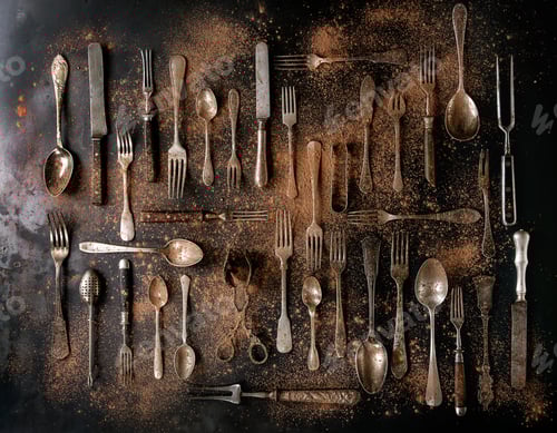 Preview: Set of vintage cutlery