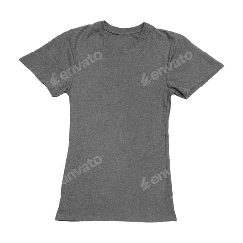 Preview: Black color T-shirt on woman body