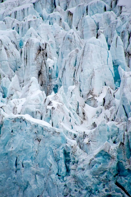 Preview: Deep Blue Glacier, Oscar II Land, Norway
