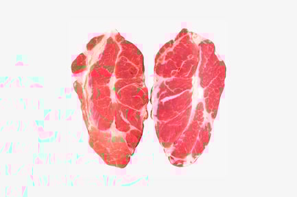 Предпросмотр: Разрезанные пополам стейки