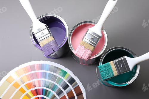 Preview: Paint Swatches and Colorful Canvases for Home Decor
