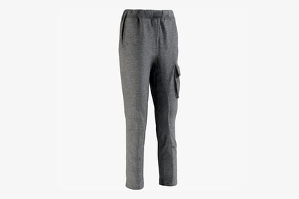Preview: Gray Women's Cargo Pants - Sporty Casual Style
