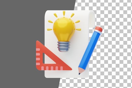 Preview: Conceptualization 3D Icon