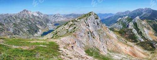 Preview: Views of Saliencia lakes in Somiedo natural park on the way to Calabazosa peak, Spain