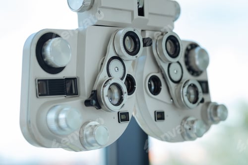 Preview: Special professional instrument used for eyesight checkup