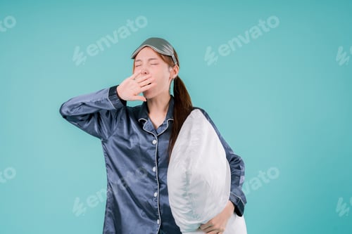 Preview: Sleep Pillow Posing Dream Mask Positive Rest Soft Emotion Indoor