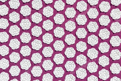 Preview: Orthopedic massage mat with spikes, close up, top view,