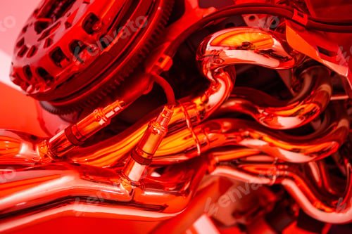Preview: Twisting Exhaust Pipes In Red Light