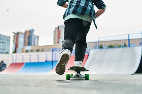 Preview: Man Skating in Extreme Park