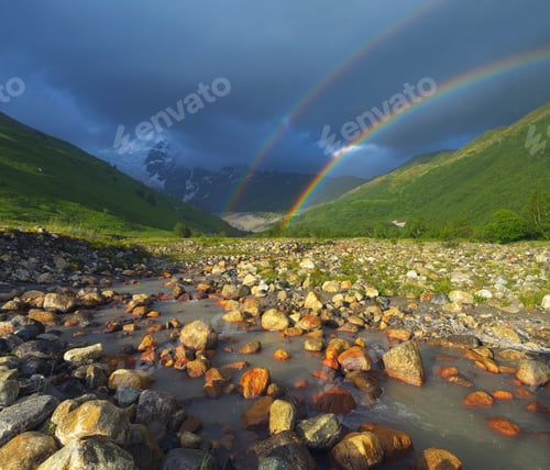 Preview: Rainbow in the mountains