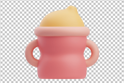 Preview: Baby Bottle 3D Icon