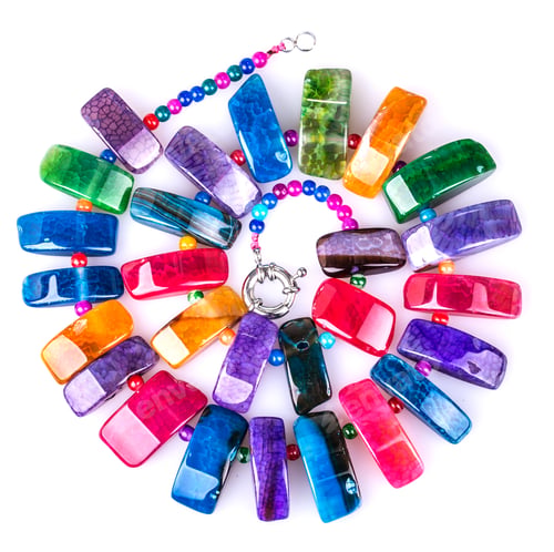 Preview: Colorful natural necklace