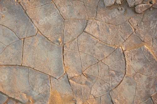 Preview: top view cracked earth