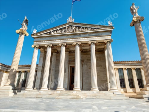 Preview: Athens, greece - the academy main building