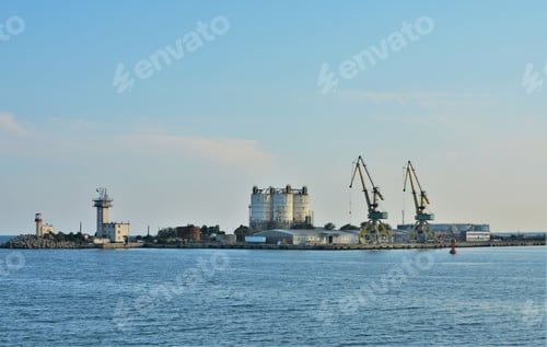 Preview: Harbor at the Black Sea of near the Mangalia city in Romania