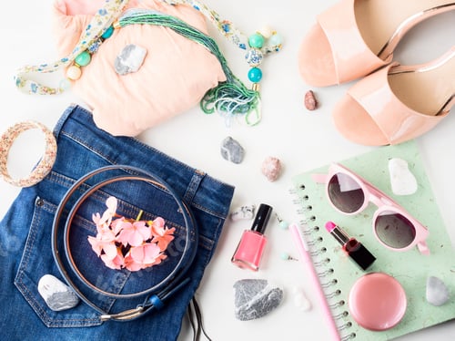 Preview: Summer lifestyle woman clothes flat lay