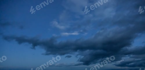Preview: Dark Cloudscape over the West Coast of Pacific Ocean