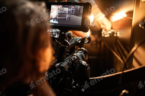 Preview: Behind the scenes of filming films or video products and the film crew of the film crew on the set