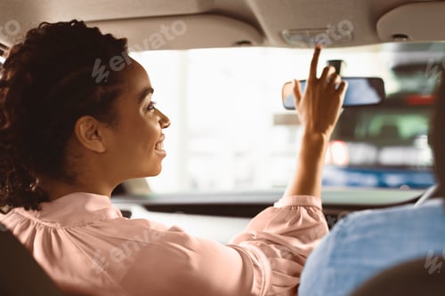 Preview: African Wife Testing Car Sitting With Husband In New Auto