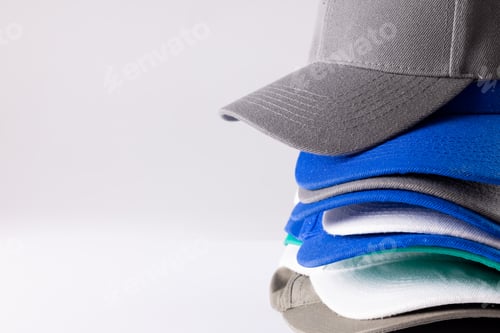 Preview: Image of stack of cotton cups lying on grey surface