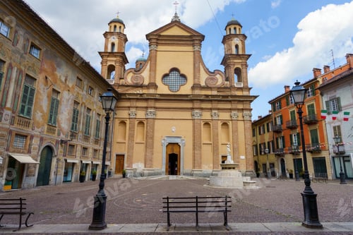 Preview: Historic church of Santa Maria Maggiore at Novi Ligure, Italy
