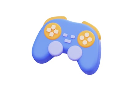 Aperçu: Illustration 3D de la manette de jeu
