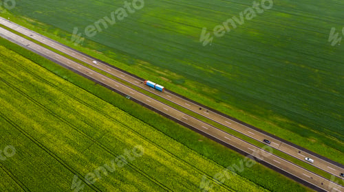 Preview: Top view of the sown green in Belarus.Agriculture in Belarus.Texture