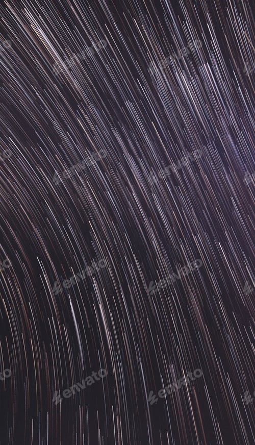 Preview: Bewitching Illusion Of Star Trails. Hyper. Spin Of Unusu