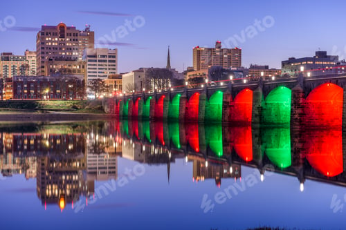 Preview: Harrisburg, Pennsylvania, USA skyline on the Susquehanna River