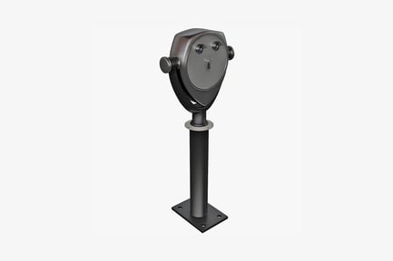 Preview: Microphone stand with circular base and adjustable knobs