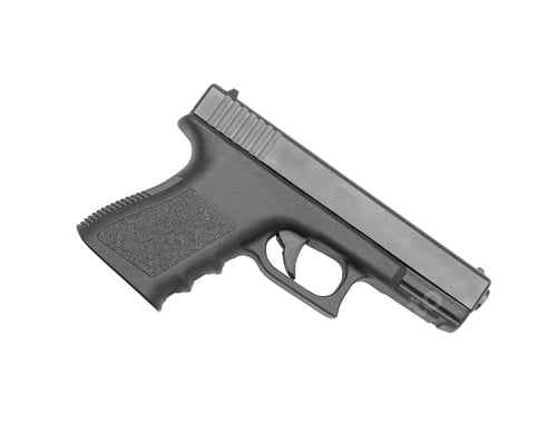 Preview: automatic hand gun on white background