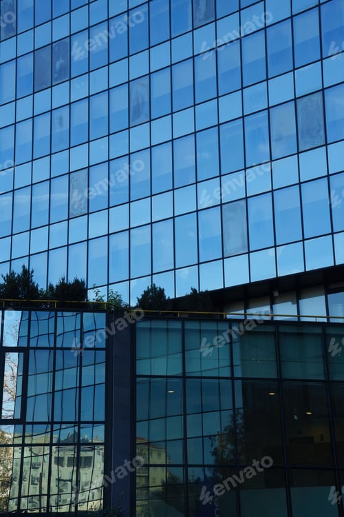 Preview: Modern building along corso Sempione in Milan, Italy, at November