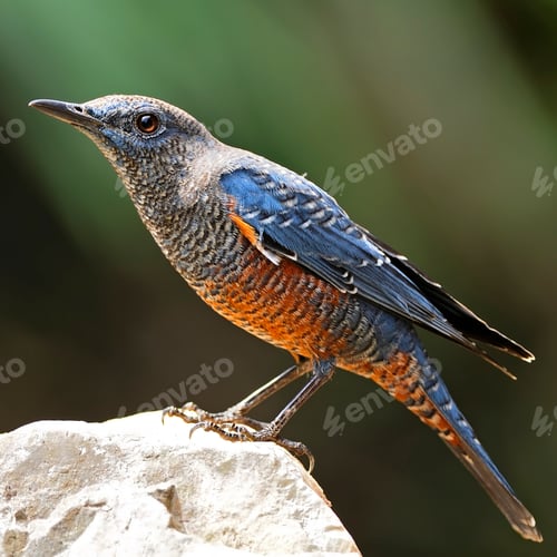Preview: Blue Rock-Thrush