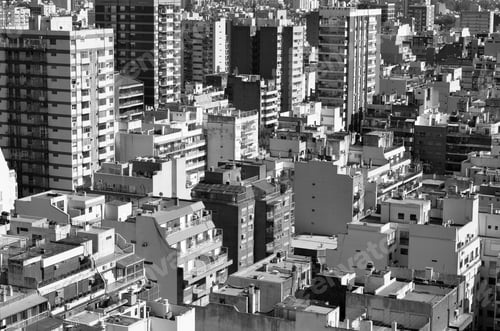 Preview: Buenos Aires highrises monochrome