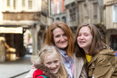Preview: happy mother and daughters