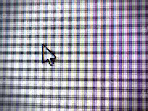 Aperçu: Curseur d'ordinateur sur un écran pixel