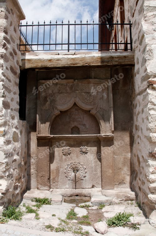 Preview: Old, historical and stone fountain